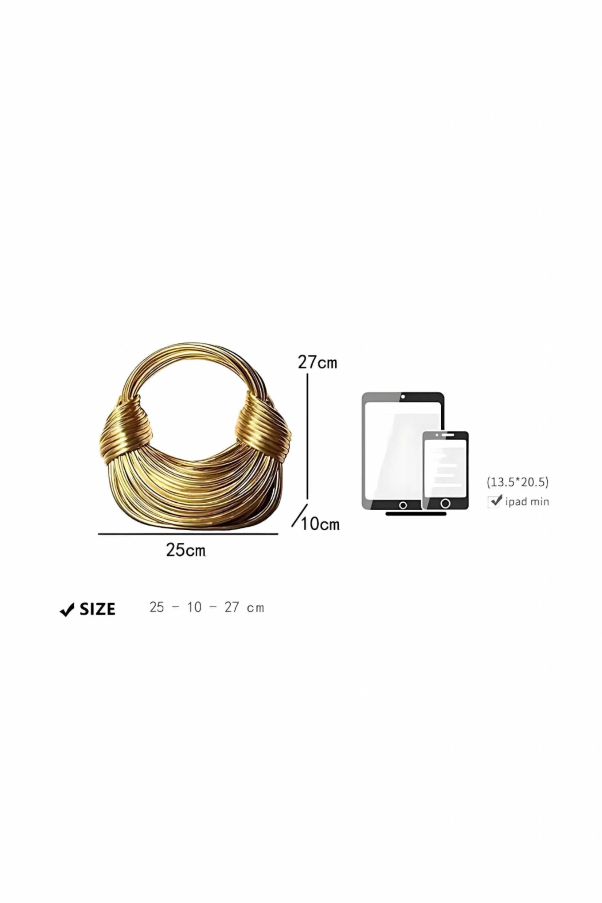 GLAMOROUS KNOT - Extravagante Statement Bag